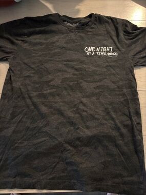 One Night At A Time 2024 Graphic Tee - Black